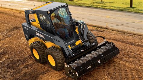 john deere skid steer roller compactor|skid steer roller compactor attachments.